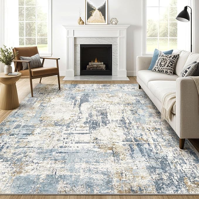 LOONGRUG 7x10 Area Rug Washable Large Neutral Modern Living Room Rugs | by LOONGRUG
