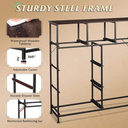 WLIVE 9-Drawer Dresser, Fabric Storage Tower - Image 7