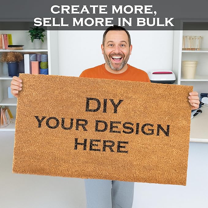 Blank Doormat Coir 30x17 Inch for Screen Printing, Welcome Mat Outdoor 1pk | - Image 3