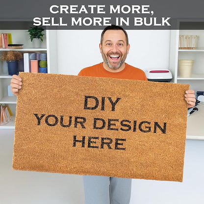 Blank Doormat Coir 30x17 Inch for Screen Printing, Welcome Mat Outdoor 1pk | - Image 3