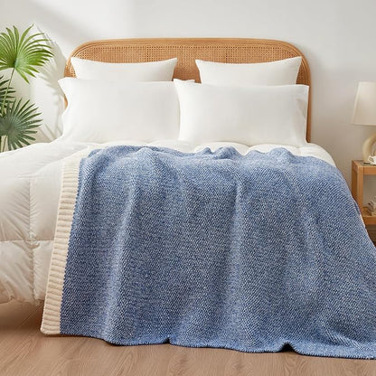 Snuggle Sac Royal Blue Throw Blankets - Image 6