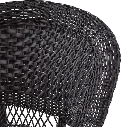 Jeco 3 Piece Rocker Wicker Chair Set - Image 6
