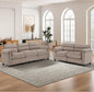 HAOMARKETS Corduroy Sofa Set, Upholstered Loveseat, and 3-Seater Couch by HAOMARKETS