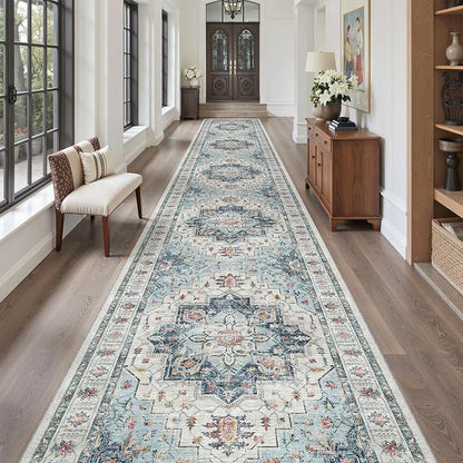 Madane Hallway Runner Rug 3x20 Washable Kitchen Runners 20ft, Soft Low-Pile - Image 2