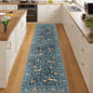 DUKINO 2x8 Washable Runner Rug, Non Slip Animal Kitchen Runner Rug, Low Pile by DUKINO