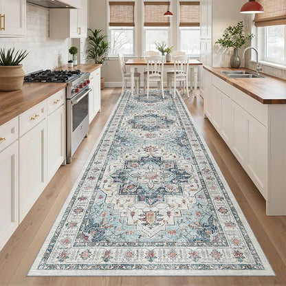 Madane Hallway Runner Rug 3x10 Washable Kitchen Runners 10ft, Soft Low-Pile - Image 2