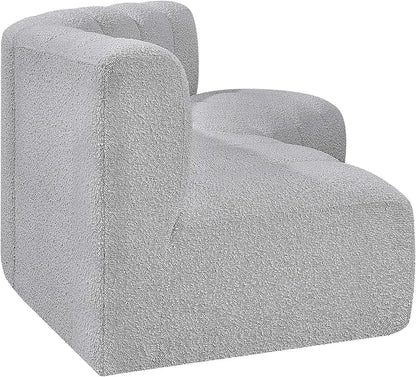 Meridian Furniture 102Grey-S3B Arc Collection Modern | Contemporary Modular Sofa - Image 7