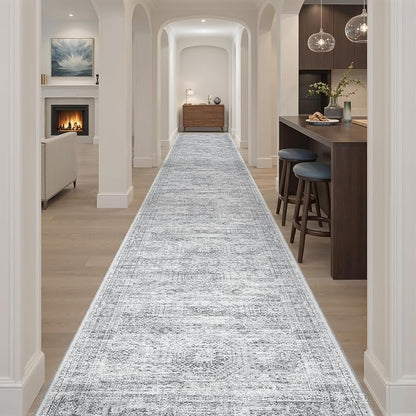 Soalmost Washable Hallway Runner Rug 3x20 Kitchen Entry Rugs Non-Slip, Foldable - Image 2