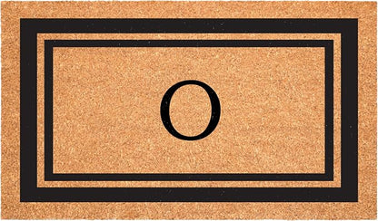 Calloway Mills 152962436O Black Border 24" x 36" Monogram Doormat by Callowaymills