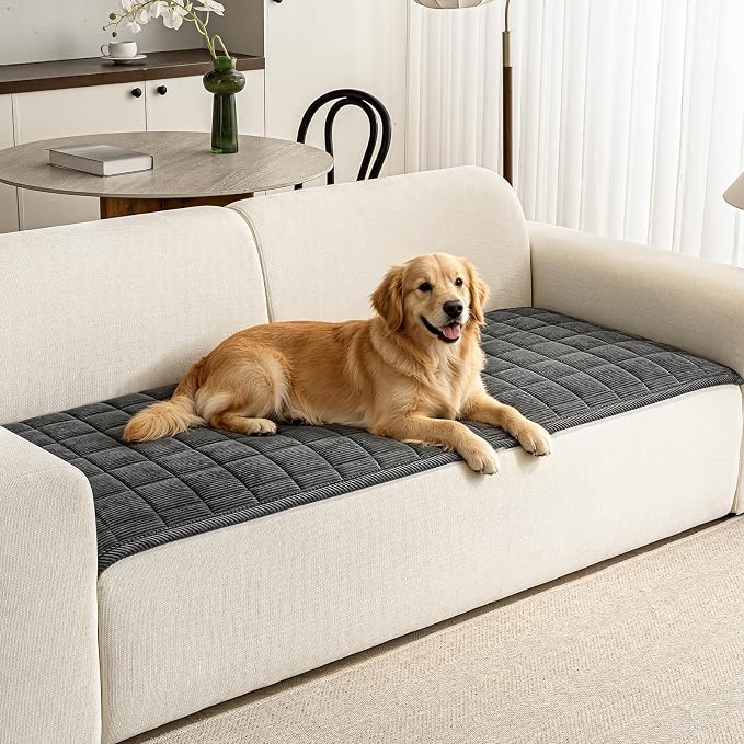 Couch Covers for Dogs Washable, 27.6"x82.7" Non Slip Couch Covers for Loveseat by PJLZJFBY
