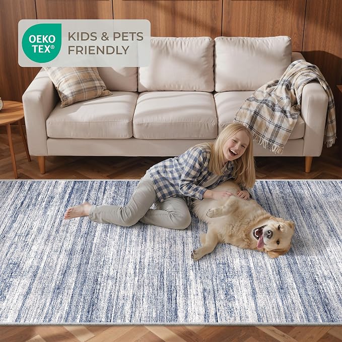 2x6 Runner Rug Non Slip, Washable Hallway Runner Rug, Nursery Room, Soft Runner - Image 9