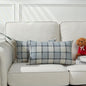 Stellhome Pack of 2 Lumbar Linen Buffalo Check Throw Pillow Covers Farmhouse by Stellhome
