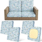 4Pcs Patio Cushion Covers Stretch Outdoor Furniture Protector Slipcovers | by pickyNproud