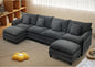 140" Cloud Couch, Modular Sectional Sofa by Unknown