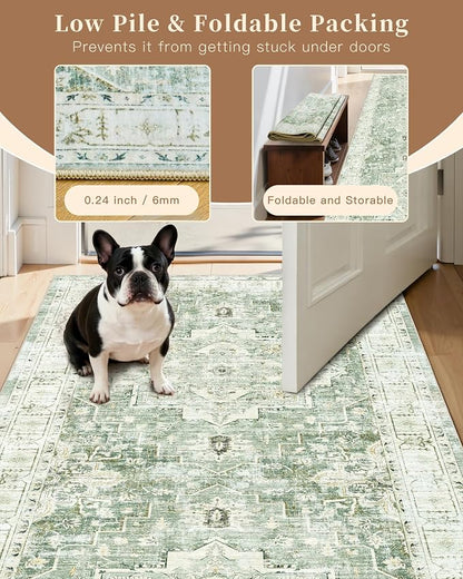 Madane Washable Runner Rugs 2x10 Long - Image 6