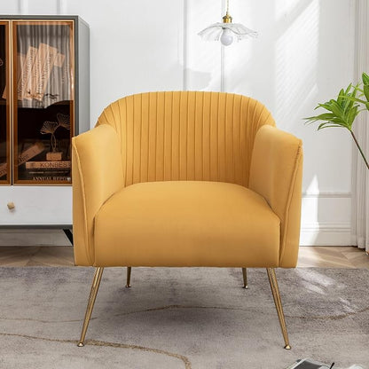 Container Furniture Direct Contemporary Velvet Accent Chairs - Image 6