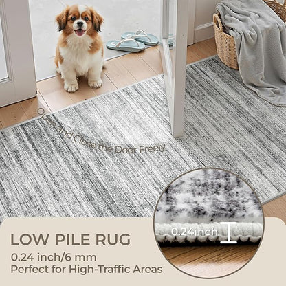 2x12 Runner Rug Non Slip, Washable Hallway Runner Rug, Laundry Room, Soft - Image 6