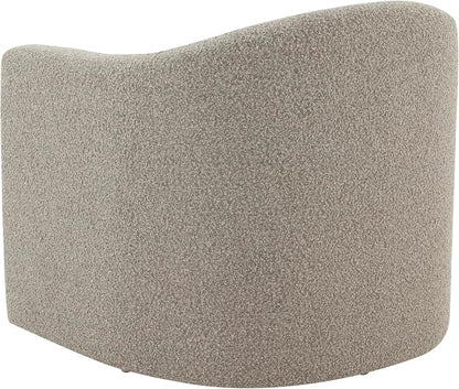 SAFAVIEH Couture Collection Laylette Light Grey Boucle Accent Chair - Image 5