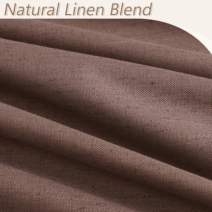 100% Blackout Curtains 102 Inch Length 2 Panels Set - Image 3