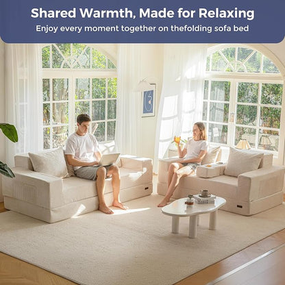 MAXYOYO Convertible Sofa Bed, Folding Sleeper Chair - Image 3
