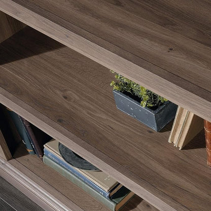 Sauder Miscellaneous Storage 3-Shelf Bookcase/ Book shelf, Salt Oak finish - Image 5