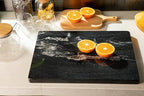 Natural Black Marble Pastry and Cutting Board, 12x16x0.7 Inch, Heavy for Dough Chocolate, Pack of 1