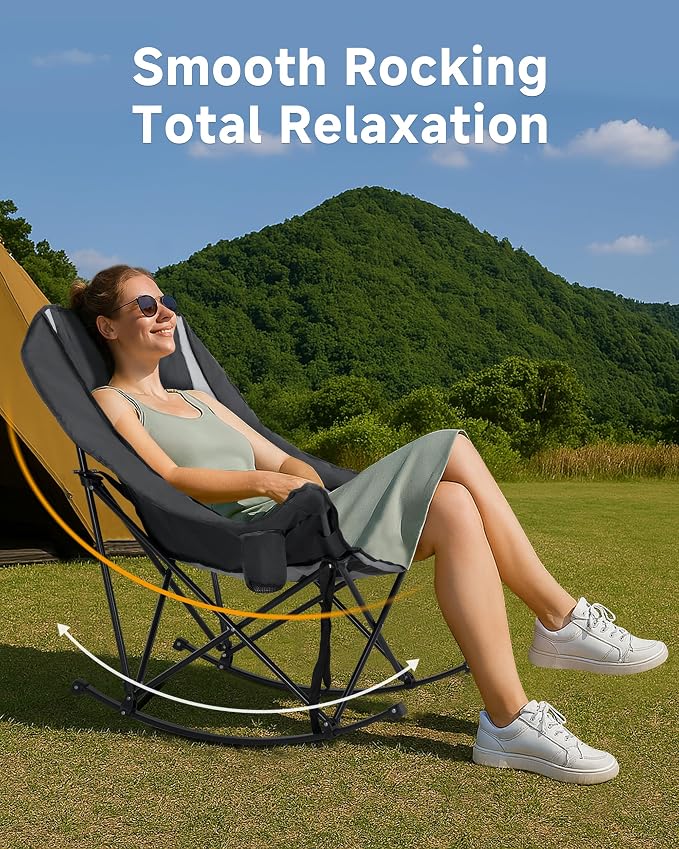 Slsy Oversized Rocking Camping Chair - Image 3