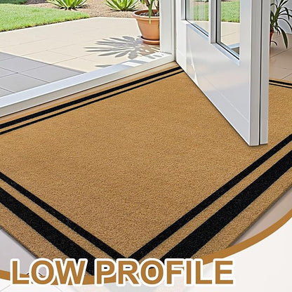 OLANLY Front Door Mat, Low Profile Doormat, Stain and Fade Resistant, - Image 4