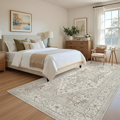Madane 4x8 Wide Hallway Runner Rug Washable - Image 3