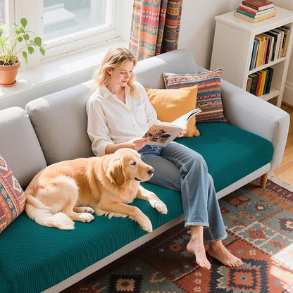 Hokway Couch Cushion Covers Stretch Cushion Covers Sofa Seat Cushion Slipcover - Image 6