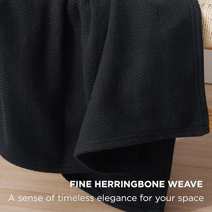 Bedsure GentleSoft 100% Cotton Blanket King Size - Image 3