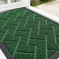 OLANLY Front Door Mat Outside 29.5x17, All-Season Absorbent Rubber Doormat | by OLANLY