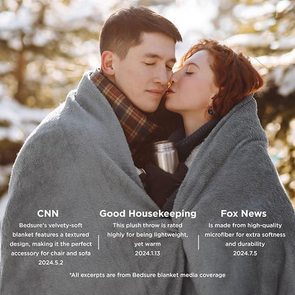 Bedsure GentleSoft Fleece Throw XL Blanket - Image 4