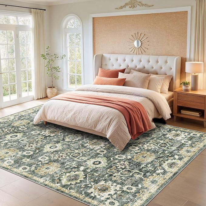 AMADA HOMEFURNISHING 6x9 Area Rugs, Vintage Rugs - Image 3