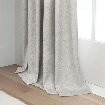 Blackout Linen Curtains 96 Inches Long - Image 9