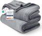 Bedsure GentleSoft Fleece Bed Blankets Full Size Grey by Unknown