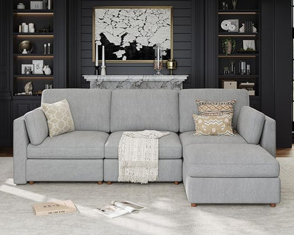116'' Oversized Modular Sectional Sofa by Kalafini
