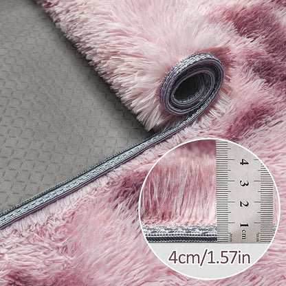 Tie-Dyed Blush 2x8 Machine Washable Runner Rugs - Image 5