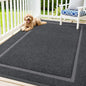OLANLY Front Door Mat Outside 71x47, All-Season Heavy-Duty Rubber Doormat | Grey by OLANLY