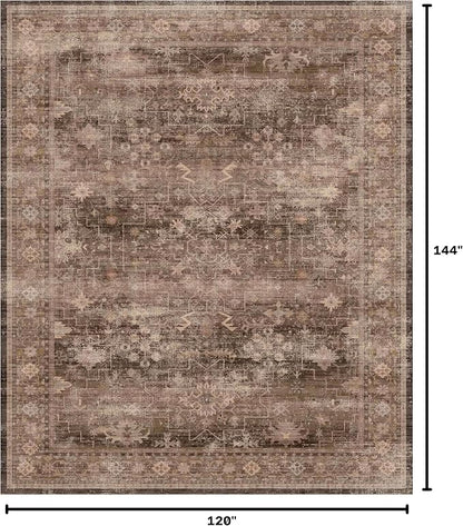 Brown Rug for Living Room 10x12 - Image 2