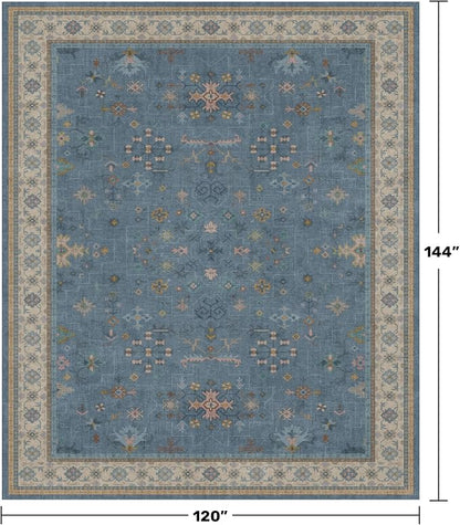 Blue Big Rugs for Living Room - Image 2