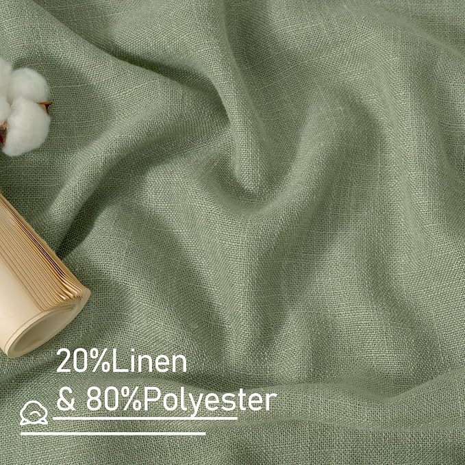 Sheer Linen Curtains 84 Inches Long - Image 3