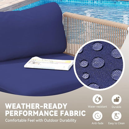 Crestlive Products Outdoor Patio Furniture Set, 4 Seater Modular Oversized - Image 7