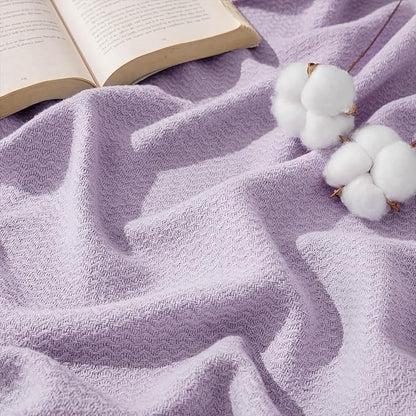 Bedsure GentleSoft 100% Cotton Large Throw Blanket by Unknown