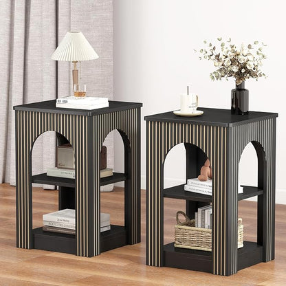 weselon End Table Set of 2, Mid-Century Modern Side Table by WelcometoFurnitureSalon