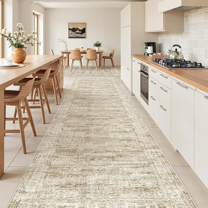 3x14 Runner Rug Non Slip, Washable Hallway Runner Rug, Living Room, Extra Long - Image 3