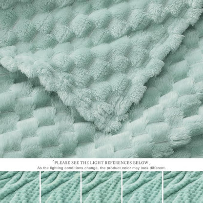 EXQ Home Fleece Throw Blanket for Couch or Bed - Image 6