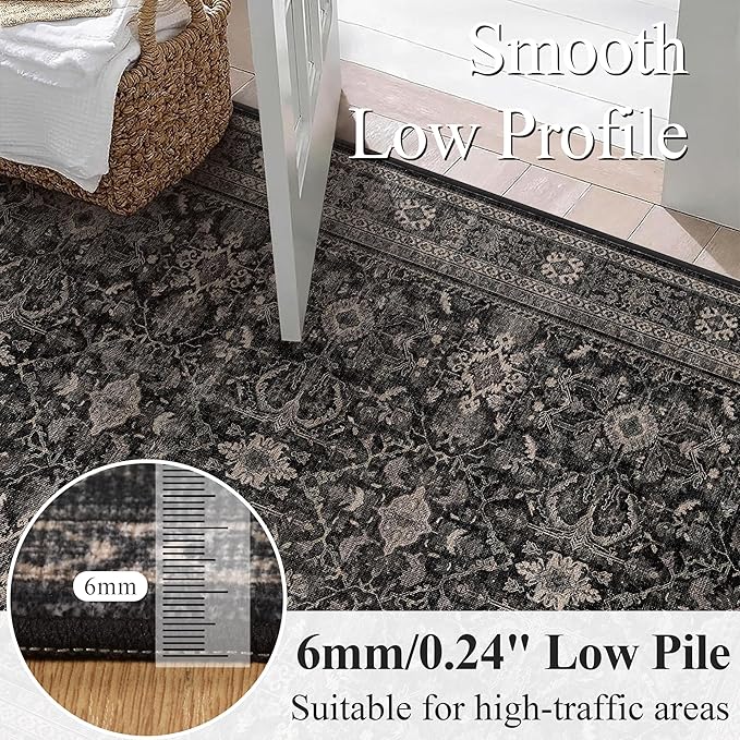 Schweek 5x7 Washable Area Rugs Non Slip Rug - Image 4
