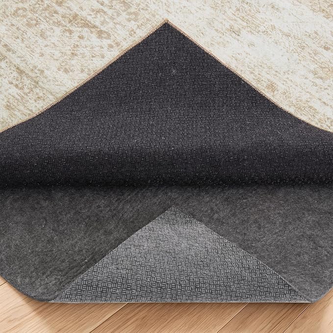Soalmost Non Slip Rug Pads 8x10, 1/4" Thick Felt Cushioned Rug Gripper Pad | by Soalmost