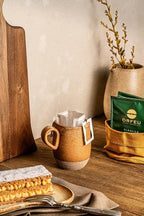 ORFEU - Special Coffee Classic Drip Sachet - 100% Arabica Coffee, Medium Roasted, Aroma of Floral, Fruity & Caramel, Balanced Acidity, Made In Brazil, Soft with Velvety Structure - 10 units, 100g